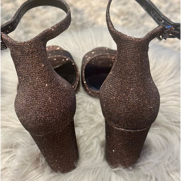 Michael Michael Kors Sandal Heels Bling ~ True to size 7.5 / - Picture 8 of 9